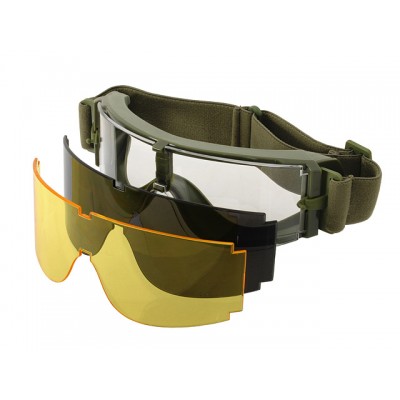 Olive GX-1000 védőszemüveg (3 lencsével)